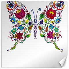 Butterfly T- Shirt Butterfly T- Shirt Canvas 16  x 16 