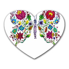 Butterfly T- Shirt Butterfly T- Shirt Heart Mousepad