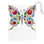 Butterfly T- Shirt Butterfly T- Shirt Drawstring Pouch (5XL) Front