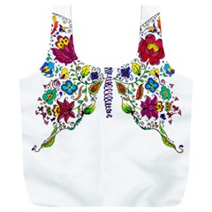 Butterfly T- Shirt Butterfly T- Shirt Full Print Recycle Bag (XXL)