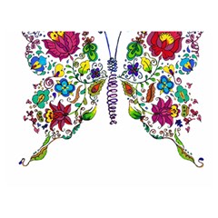 Butterfly T- Shirt Butterfly T- Shirt Premium Plush Fleece Blanket (Extra Small)