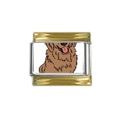 Golden Retriever T- Shirt A Golden Retriever T- Shirt Gold Trim Italian Charm (9mm)