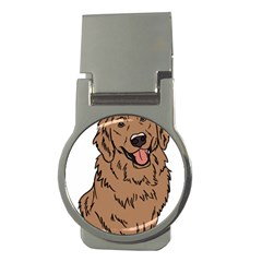 Golden Retriever T- Shirt A Golden Retriever T- Shirt Money Clips (round) 