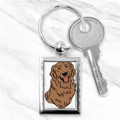 Golden Retriever T- Shirt A Golden Retriever T- Shirt Key Chain (rectangle)