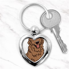 Golden Retriever T- Shirt A Golden Retriever T- Shirt Key Chain (heart)