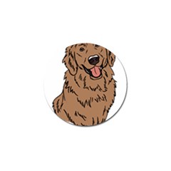 Golden Retriever T- Shirt A Golden Retriever T- Shirt Golf Ball Marker