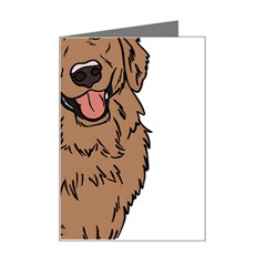 Golden Retriever T- Shirt A Golden Retriever T- Shirt Mini Greeting Card