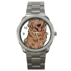 Golden Retriever T- Shirt A Golden Retriever T- Shirt Sport Metal Watch