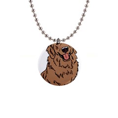 Golden Retriever T- Shirt A Golden Retriever T- Shirt 1  Button Necklace