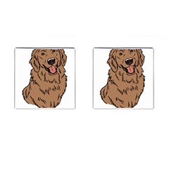 Golden Retriever T- Shirt A Golden Retriever T- Shirt Cufflinks (square)