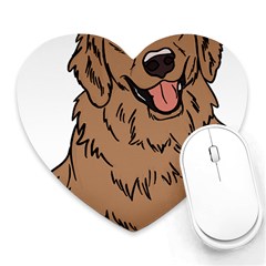 Golden Retriever T- Shirt A Golden Retriever T- Shirt Heart Mousepad