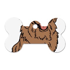 Golden Retriever T- Shirt A Golden Retriever T- Shirt Dog Tag Bone (two Sides)