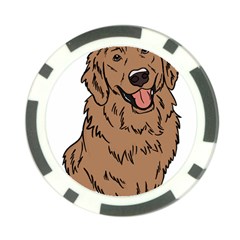 Golden Retriever T- Shirt A Golden Retriever T- Shirt Poker Chip Card Guard