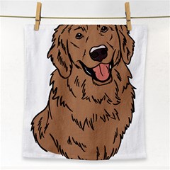 Golden Retriever T- Shirt A Golden Retriever T- Shirt Face Towel