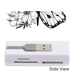 Butterfly T- Shirt Floral Butterfly T- Shirt Memory Card Reader (stick) by JamesGoode