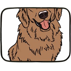 Golden Retriever T- Shirt A Golden Retriever T- Shirt Fleece Blanket (mini)