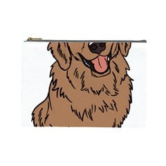 Golden Retriever T- Shirt A Golden Retriever T- Shirt Cosmetic Bag (large)