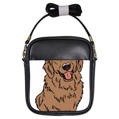 Golden Retriever T- Shirt A Golden Retriever T- Shirt Girls Sling Bag