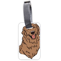 Golden Retriever T- Shirt A Golden Retriever T- Shirt Luggage Tag (one Side)