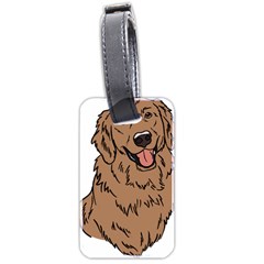 Golden Retriever T- Shirt A Golden Retriever T- Shirt Luggage Tag (two Sides)