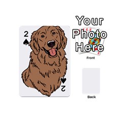 Golden Retriever T- Shirt A Golden Retriever T- Shirt Playing Cards 54 Designs (mini)