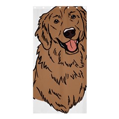 Golden Retriever T- Shirt A Golden Retriever T- Shirt Shower Curtain 36  X 72  (stall) 