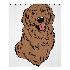 Golden Retriever T- Shirt A Golden Retriever T- Shirt Shower Curtain 60  X 72  (medium) 