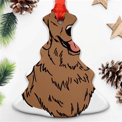 Golden Retriever T- Shirt A Golden Retriever T- Shirt Ornament (christmas Tree) 