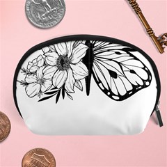 Butterfly T- Shirt Floral Butterfly T- Shirt Accessory Pouch (large) by JamesGoode