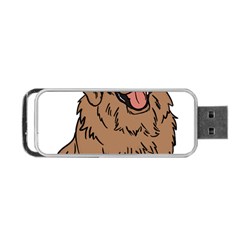 Golden Retriever T- Shirt A Golden Retriever T- Shirt Portable Usb Flash (one Side)