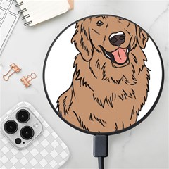 Golden Retriever T- Shirt A Golden Retriever T- Shirt Wireless Fast Charger(black)