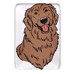 Golden Retriever T- Shirt A Golden Retriever T- Shirt Rectangular Glass Fridge Magnet (4 Pack)