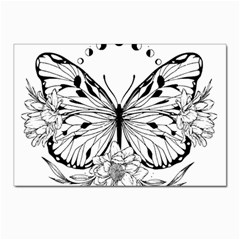 Butterfly T- Shirt Moon Butterfly T- Shirt Postcard 4 x 6  (pkg Of 10) by JamesGoode