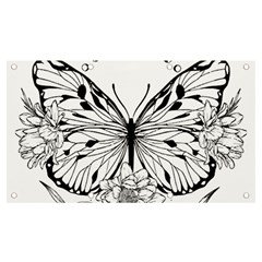 Butterfly T- Shirt Moon Butterfly T- Shirt Banner And Sign 7  X 4  by JamesGoode