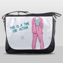 Girl Messenger Bag by SychEva