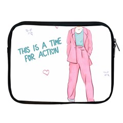 Girl Apple Ipad 2/3/4 Zipper Cases by SychEva