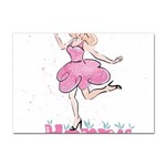 Happy Girl Sticker A4 (100 pack) Front