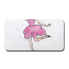 Happy Girl Medium Bar Mat by SychEva