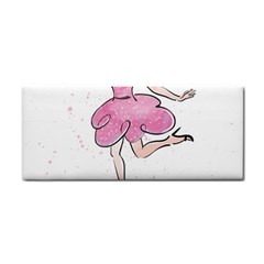 Happy Girl Hand Towel by SychEva