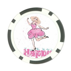 Happy Girl Poker Chip Card Guard (10 Pack) by SychEva