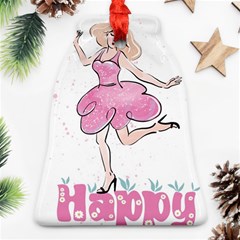 Happy Girl Ornament (bell)