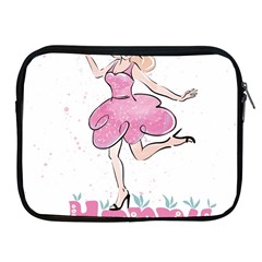 Happy Girl Apple Ipad 2/3/4 Zipper Cases by SychEva