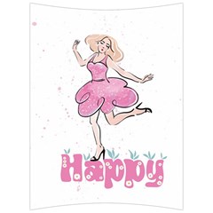 Happy Girl Back Support Cushion by SychEva