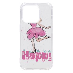 Happy Girl Iphone 14 Pro Tpu Uv Print Case by SychEva