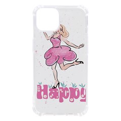 Happy Girl Iphone 13 Tpu Uv Print Case by SychEva