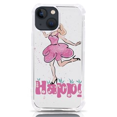 Happy Girl Iphone 13 Mini Tpu Uv Print Case by SychEva