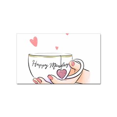 Happy Monday Sticker (rectangular) by SychEva