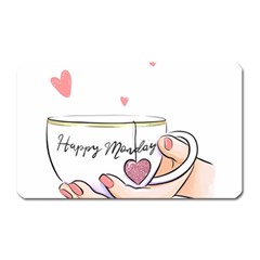 Happy Monday Magnet (rectangular) by SychEva