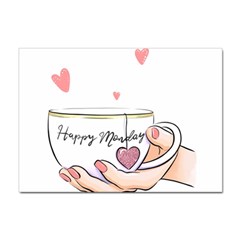 Happy Monday Sticker A4 (10 Pack) by SychEva