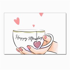 Happy Monday Postcard 4 x 6  (pkg Of 10) by SychEva